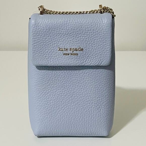 Kate Spade New York | Roulette North South Crossbody in Pale Hydrangea - Picture 3 of 14